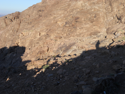 Nos silhouettes sur la montagne