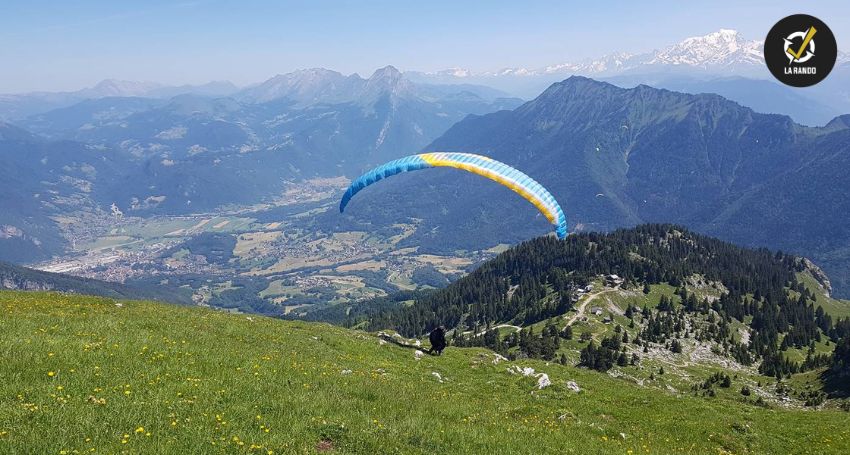 vol rando en parapente