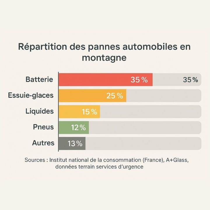 Les pannes les plus fréquentes en altitude