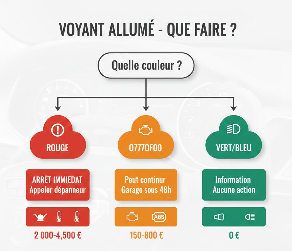 voyant allume
