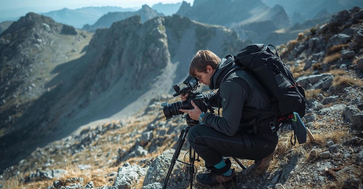 Filmer seul en montagne : contraintes et solutions
